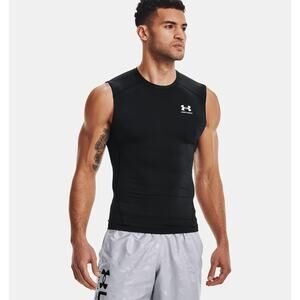 NWT Under Armour Men's HeatGear Sleeveless in Black size Large